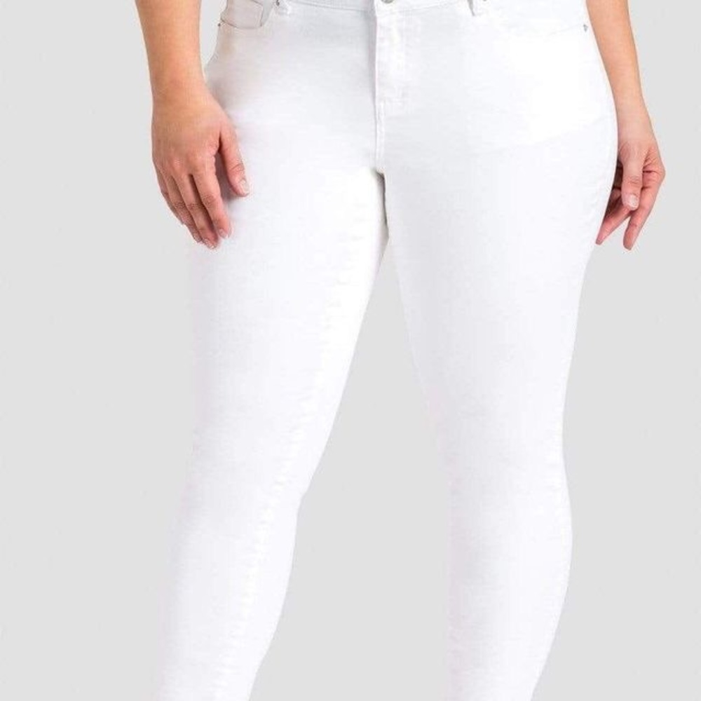 American Eagle White Skinny Jeans